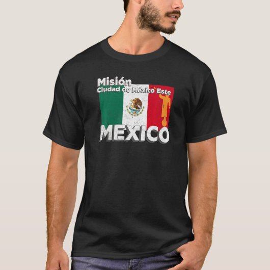 Mexico Ciudad de Mexico East Este LDS Mission Miss T-shirt (Voorkant)