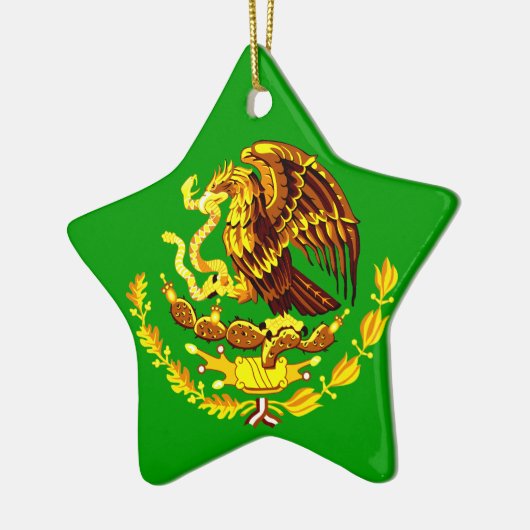 Mexico COA Gold Keramisch Ornament (Links)