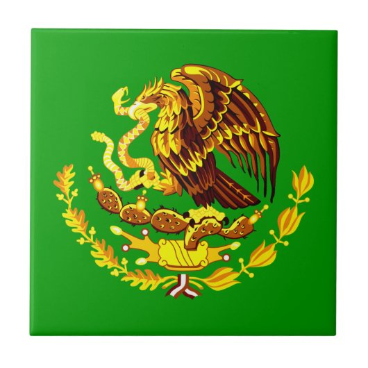 Mexico COA Gold Tegeltje (Voorkant)