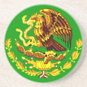 Mexico COA Gold Zandsteen Onderzetter (Voorkant)