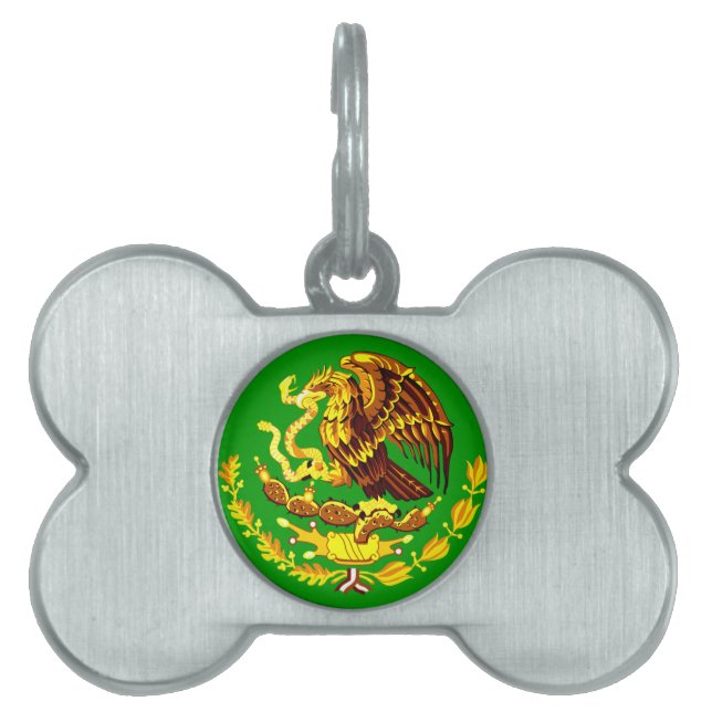 Mexico COA Goud Huisdieren Naamplaatje (voorkant)