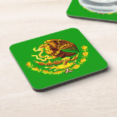 Mexico COA Goud Onderzetter (Linkerzijde)