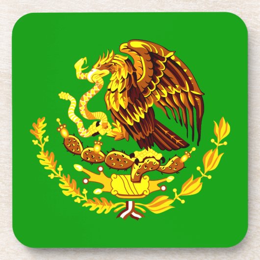 Mexico COA Goud Onderzetter (Voorkant)