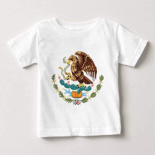 Mexico Coat of Arms Baby T-shirt (Voorkant)