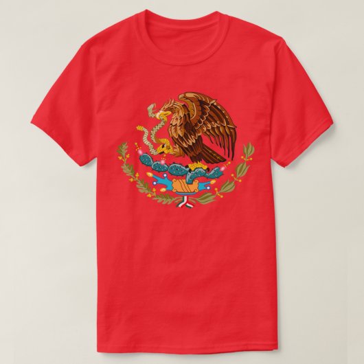 Mexico Coat Of Arms T-shirt (Design voorkant)