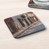 Mexico Cobblestone Street Bier Onderzetter (Linkerzijde)