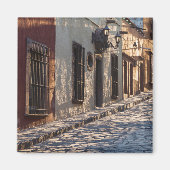 Mexico Cobblestone Street Magneet (Voorkant)