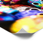 Mexico Colorful Bright skulls Poster (Hoek)