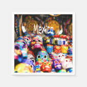 Mexico Colorful Bright skulls Servet (Voorkant)