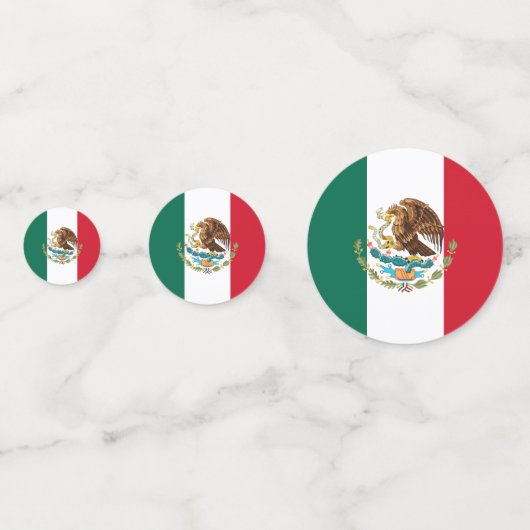 Mexico Confetti, feest, Mexicaanse vlag Confetti (Voorkanten)