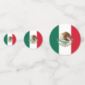Mexico Confetti, feest, Mexicaanse vlag Confetti (Achterkanten)