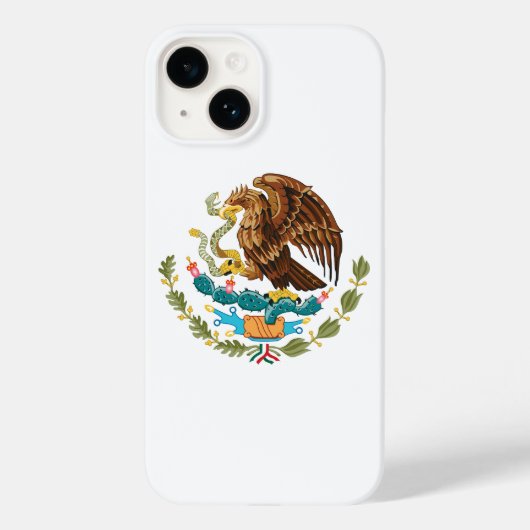 Mexico country coat arms symbol emblem flag eagle Case-Mate iPhone case (Achterkant)