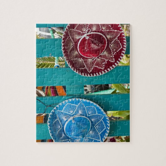 Mexico, Cozumel. Souvenirs in Isla de Cozumel Legpuzzel (Verticaal)