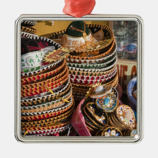 Mexico, Cozumel. Souvenirs in Isla de Cozumel Metalen Ornament (Voorkant)