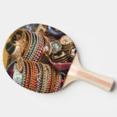 Mexico, Cozumel. Souvenirs in Isla de Cozumel Tafeltennisbatje (Zijkant)