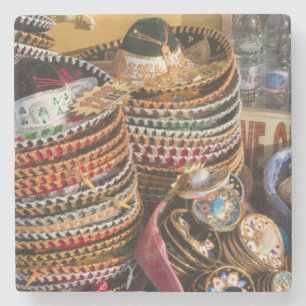 Mexico, Cozumel. Souvenirs op Isla de Cozumel Stenen Onderzetter
