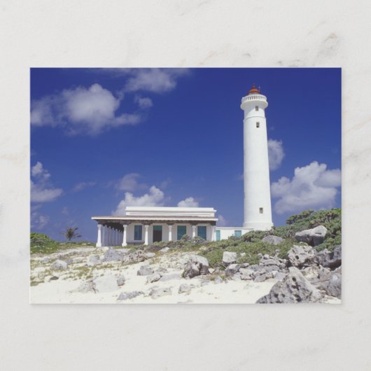 Mexico, Cozumel. Vuurtoren Punta Sur Celarain. Briefkaart (Voorkant)