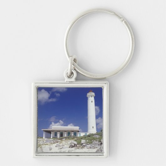 Mexico, Cozumel. Vuurtoren Punta Sur Celarain. Sleutelhanger (Voorkant)