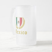 Mexico Crest Matglas Bierpul (Voorkant links)