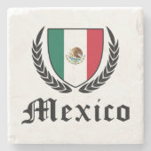 Mexico Crest Stenen Onderzetter (Voorkant)
