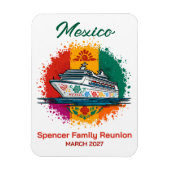 Mexico Cruise Ship Hutmarkering Magneet (Verticaal)