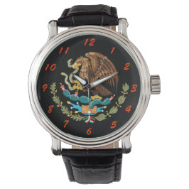 Mexico Custom Coat of Arms Wristwatch Horloge