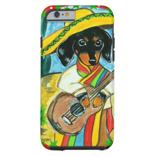 MEXICO DACHSHUND TOUGH iPhone 6 HOESJE