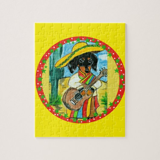 MEXICO DAHSHOND LEGPUZZEL (Verticaal)