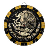 Mexico-dartboard, Eagle & Flag-darts/game-board Dartbord (Voorkant)