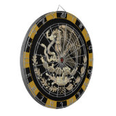 Mexico-dartboard, Eagle & Flag-darts/game-board Dartbord (Voorkant Links)