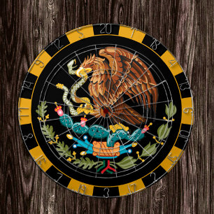 Mexico-dartboard en vlaggendonkerts/gameboard dartbord