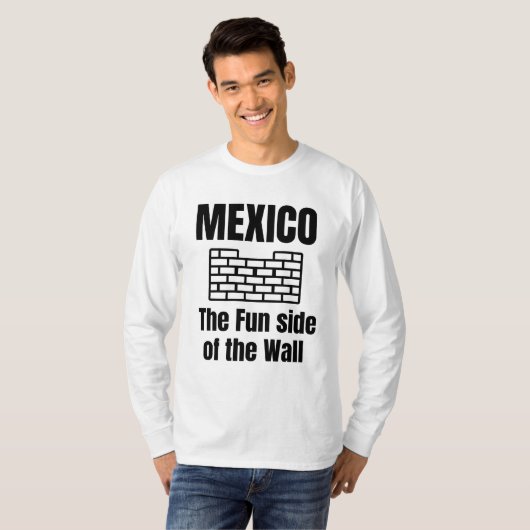 Mexico de leuke kant van de muur t-shirt (Voorkant volledig)