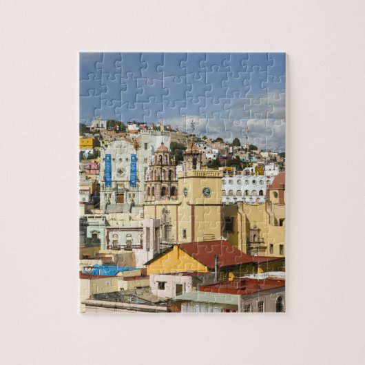 Mexico, deelstaat Guanajuato, Guanajuato. Basilica Legpuzzel (Verticaal)