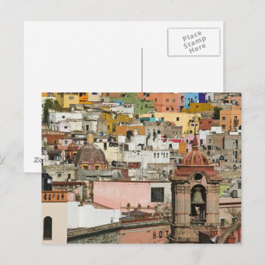 Mexico, deelstaat Guanajuato, Guanajuato. Templo d Briefkaart (Voorkant / Achterkant)