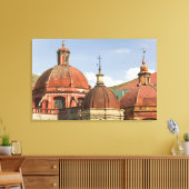 Mexico, deelstaat Guanajuato, Guanajuato. Templo d Canvas Afdruk (Insitu (Woonkamer))