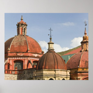 Mexico, deelstaat Guanajuato, Guanajuato. Templo d Poster