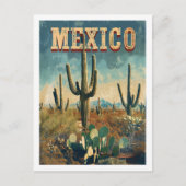 Mexico Dessert bekende reisplaats Briefkaart (Voorkant)