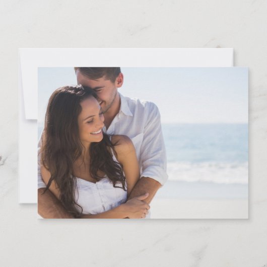 Mexico Destination Beach Wedding Save the Date (Achterkant)