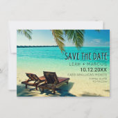 Mexico Destination Beach Wedding Save the Date (Voorkant)