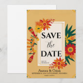 Mexico Destination Wedding Bewaar de datums Kaart (Voorkant / Achterkant)