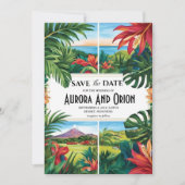 Mexico Destination Wedding Bewaar de datums Kaart (Voorkant)