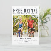 Mexico Destination Wedding Foto Save The Date (Staand voorkant)