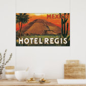 Mexico Ds Hotel Regis,  Poster (Keuken)