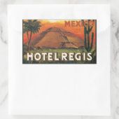 Mexico Ds Hotel Regis,  Rechthoekige Sticker (Tas)