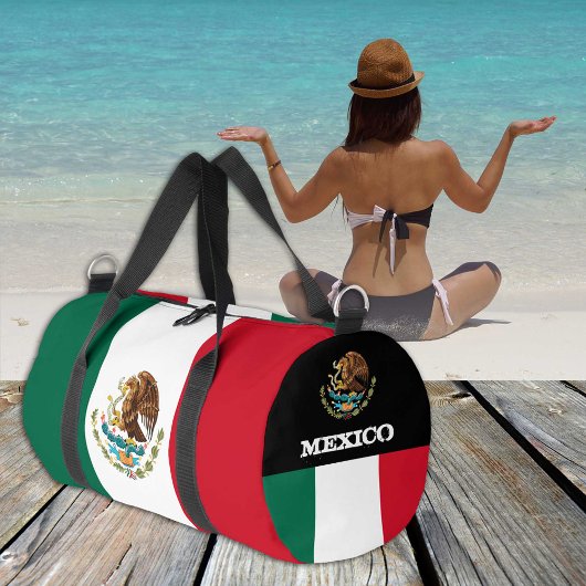 Mexico duffle, Mexicaanse vlag fitness / sport Plunjezak