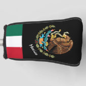 Mexico Eagle en Mexicaanse vlag/Golf Clubs Hoesjes Golfheadcover (Voorkant)