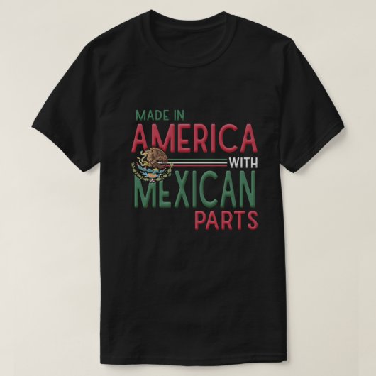 Mexico Eagle Mexicano Pride Camisa, Proud Mexicaan T-shirt (Design voorkant)
