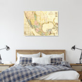 Mexico en de Verenigde Staten Canvas Afdruk (Insitu (Slaapkamer))