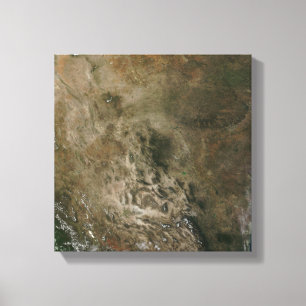 Mexico en de Zuidwestelijke Verenigde Staten Canvas Afdruk