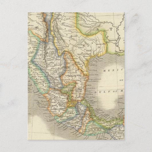 Mexico en Guatamala Briefkaart (Voorkant)